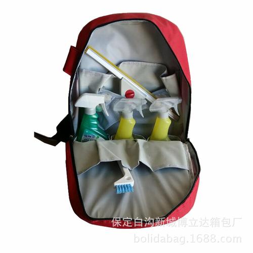 定做訂制多功能耐磨防水雙肩家政清潔包——專(zhuān)業(yè)保潔服務(wù)工具包的理想選擇